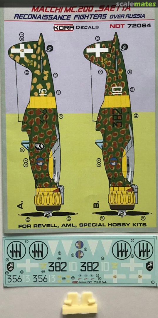 Boxart Macchi MC.200 "Saetta" NDT72064 Kora Models