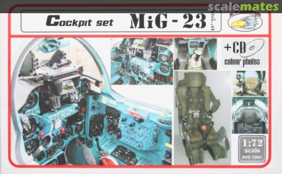 Boxart MiG-23 RVD 72007 R.V.Aircraft