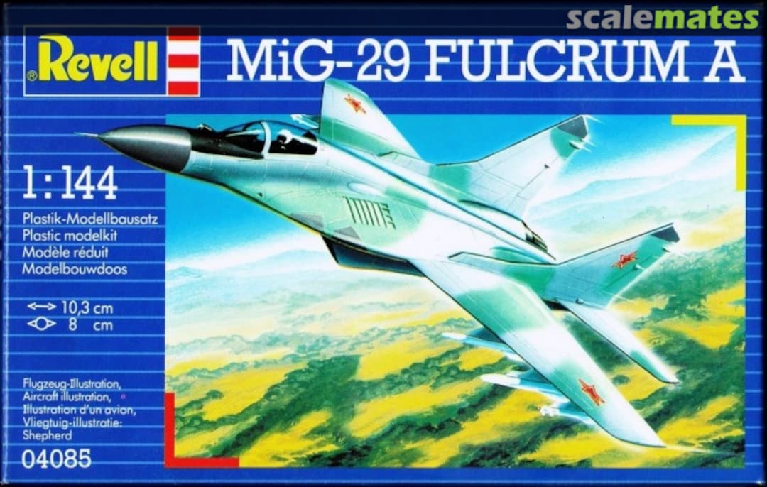 Boxart MiG-29 Fulcrum A 04085 Revell