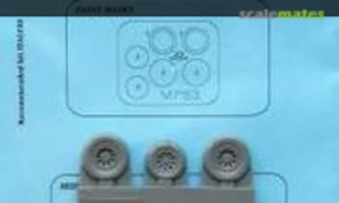 1:72 A-26 Invader wheels + paint mask (Aires 7153)