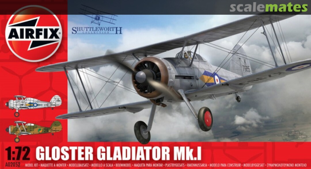 Boxart Gloster Gladiator Mk.I A02052 Airfix