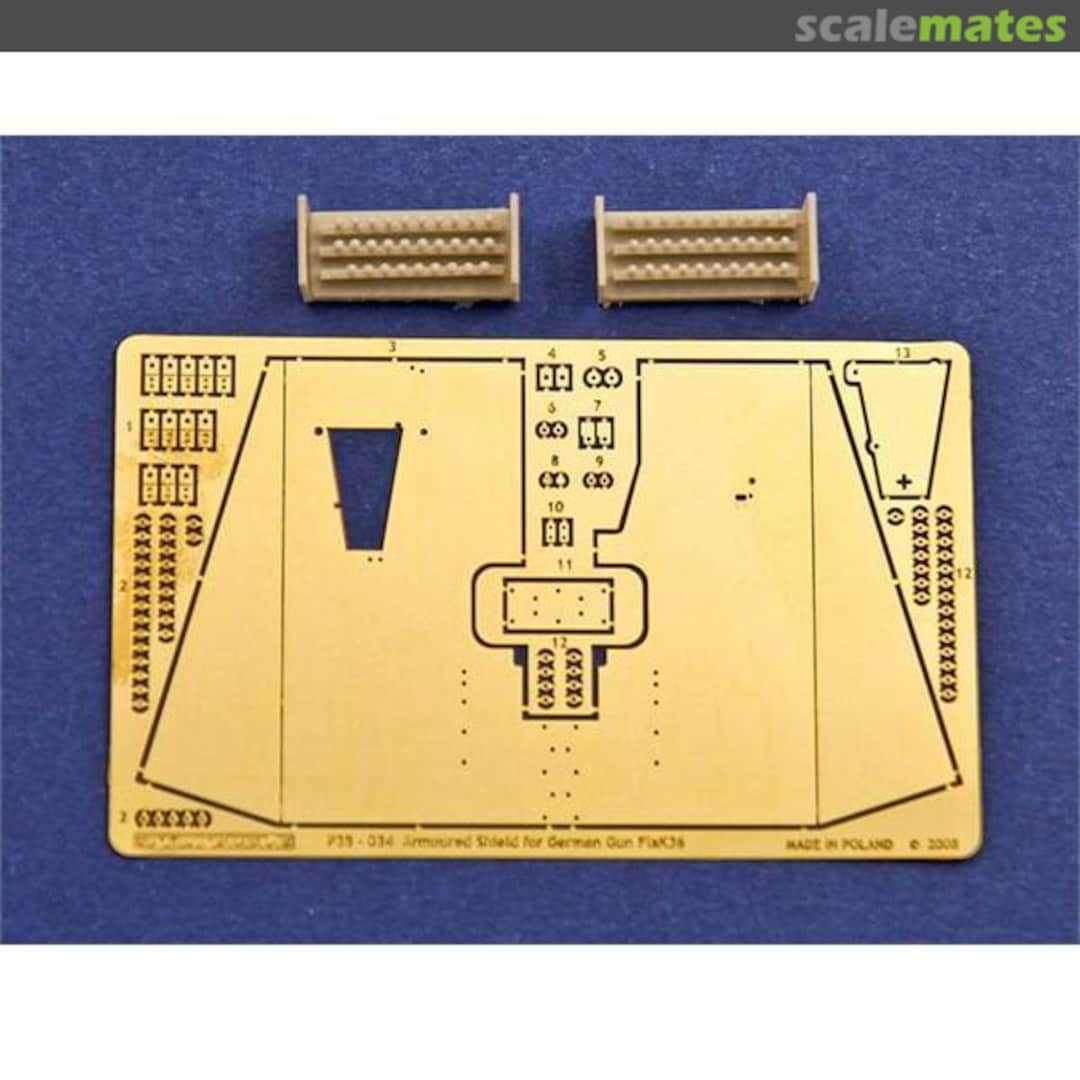 Boxart Shield for 88mm Flak 36 P35-034 Armorscale