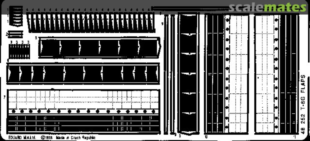 Boxart T-6G Texan Flaps 48252 Eduard