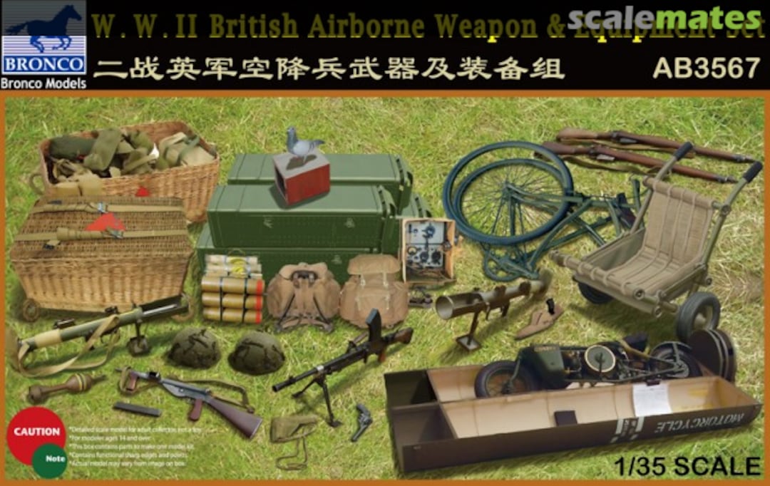 Boxart Airborne Weapon & Equipment Set AB3567 Bronco