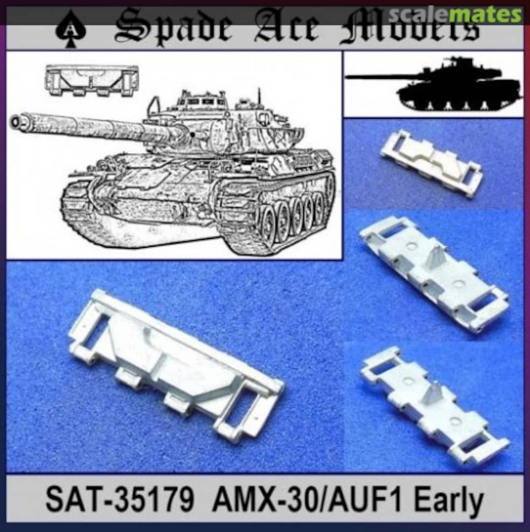 Boxart Metal Track AMX-30/AUF1 Early SAT-35179 Spade Ace Models