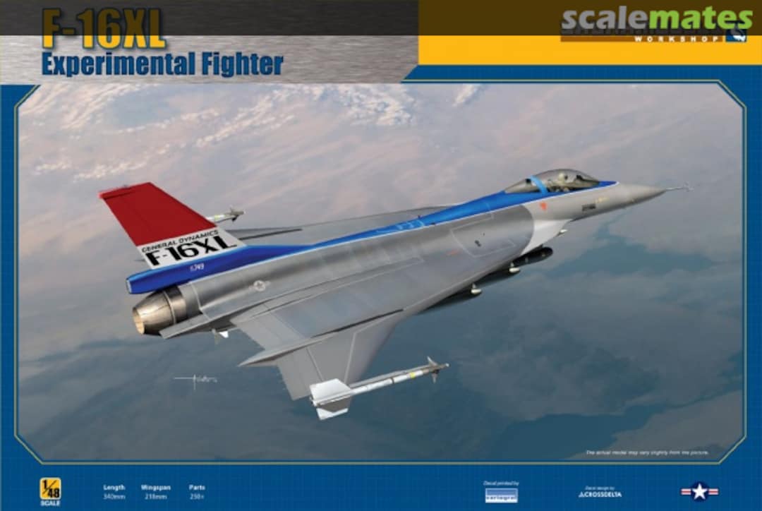 Boxart F-16XL Experimental Fighter 48026 Skunkmodels