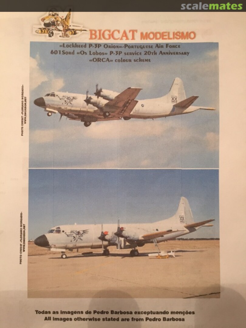 Boxart Lockheed P-3P Orion Portuguese Air Force BC72000 Black Cat Decals