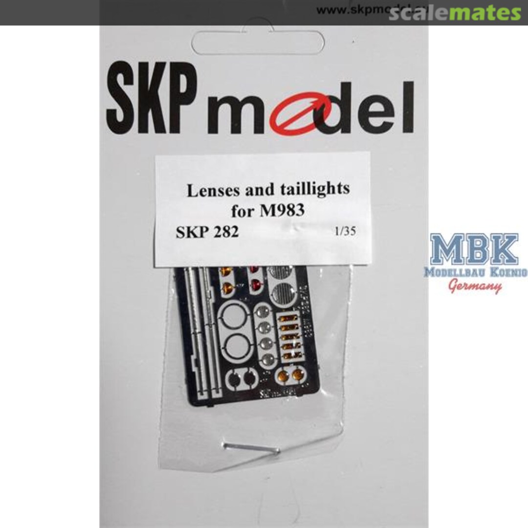 Boxart Lenses and taillights for M983 (Trumpeter) SKP 282 SKP model