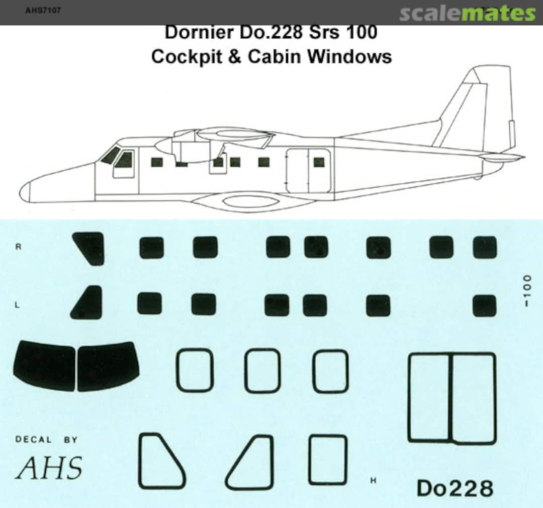 Boxart Dornier Do.228 Series 100 AHS7107 Airline Hobby Supplies