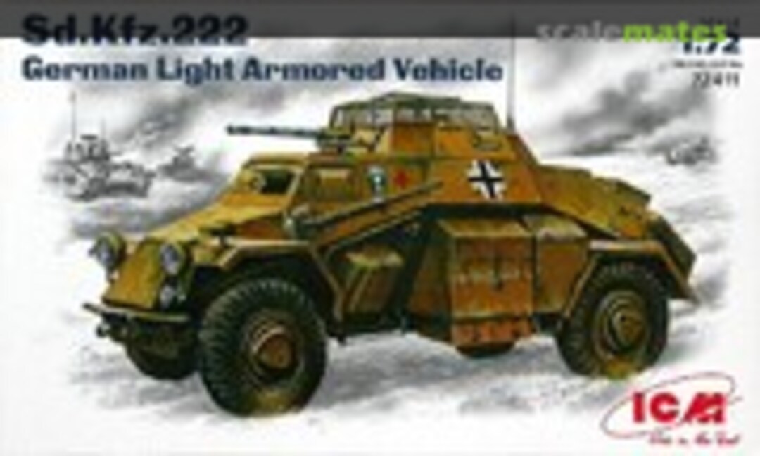 1:72 Sd.Kfz. 222 leichter Panzerspähwagen (2cm) (ICM 72411)