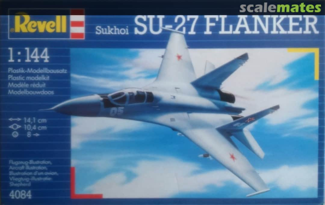 Boxart Sukhoi Su-27 Flanker B 4084 Revell