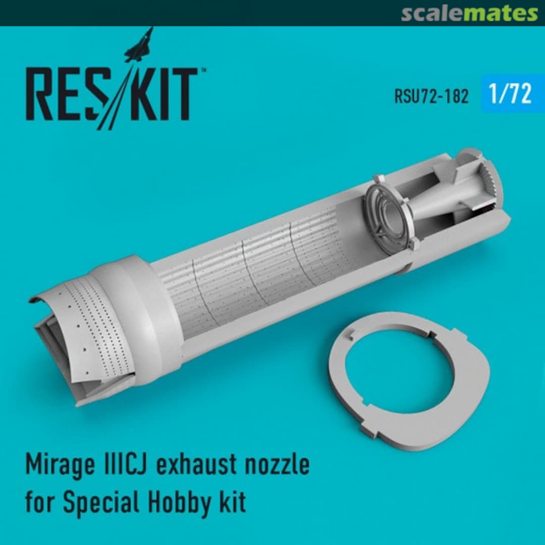 Boxart Mirage IIICJ - Exhaust Nozzle RSU72-0182 ResKit