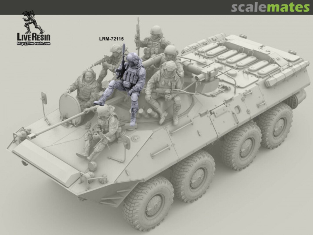 Boxart Russian Soldier for tanks, ifvs or apc LRM72115 Live Resin