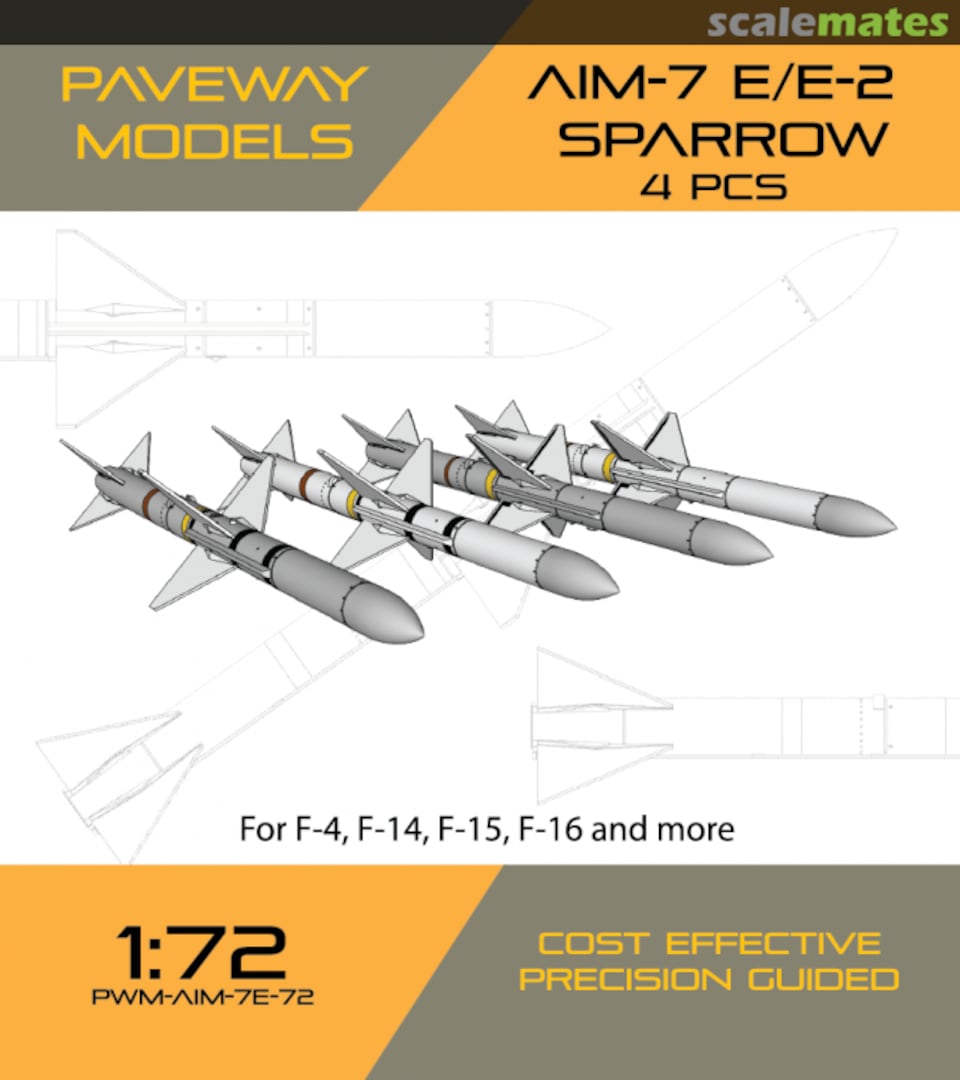 Boxart AIM-7E/E-2 Sparrow PWM-AIM-7E-72 Paveway Models