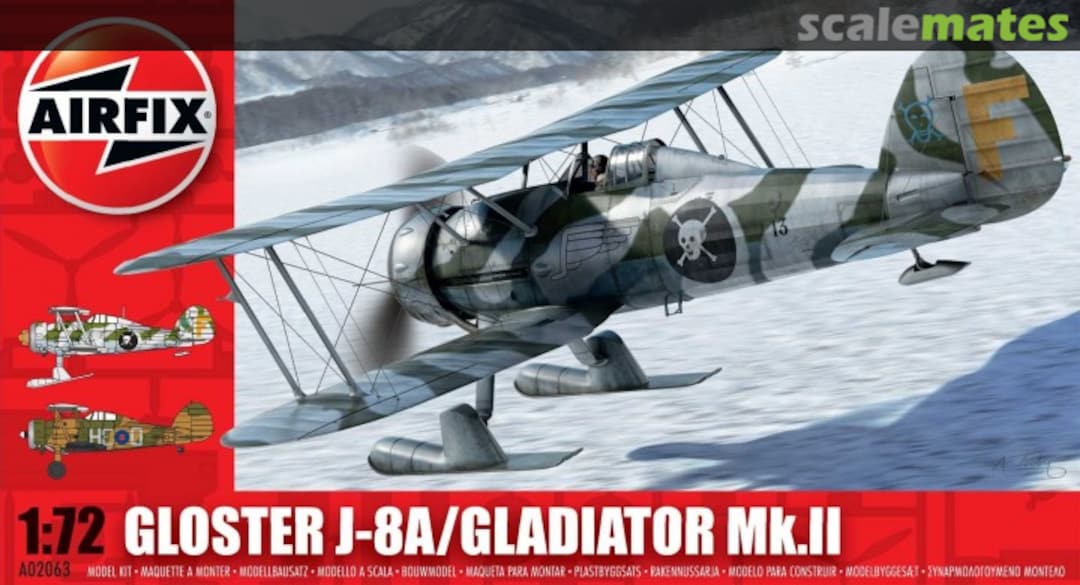 Boxart Gloster J-8A/Gladiator Mk.II A02063 Airfix