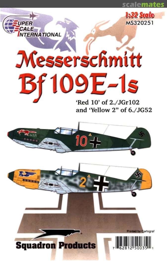 Boxart Messerschmitt Bf 109 E-1s MS320251 SuperScale International