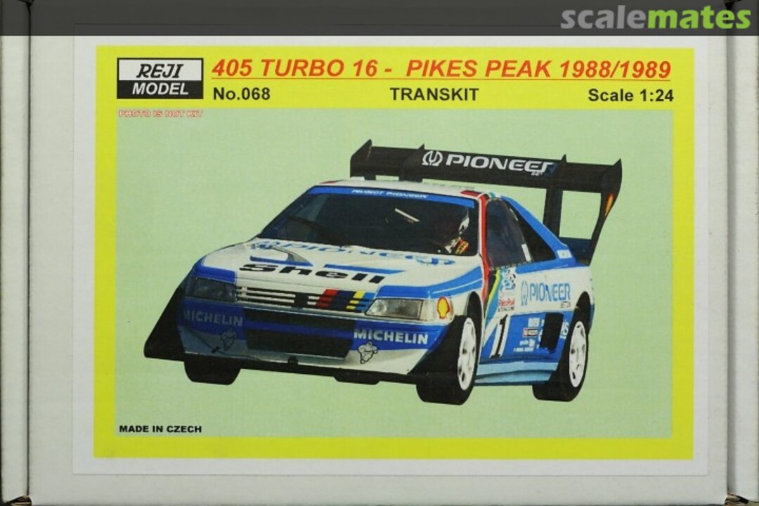 Boxart Peugeot 405 T16 - Pikes Peak 1988/1989 068 REJI Model