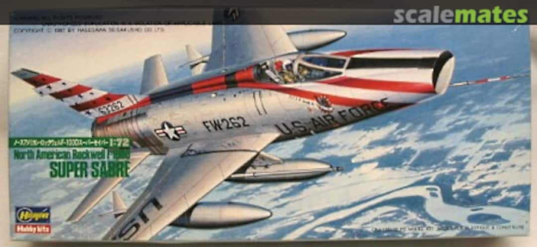 Boxart F-100D Super Sabre 611 Hasegawa