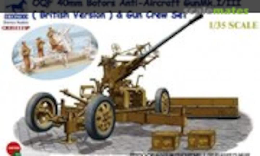 1:35 OQF 40mm Bofors Anti-Aircraft Gun Mk.I/III (Bronco CB35111SP)