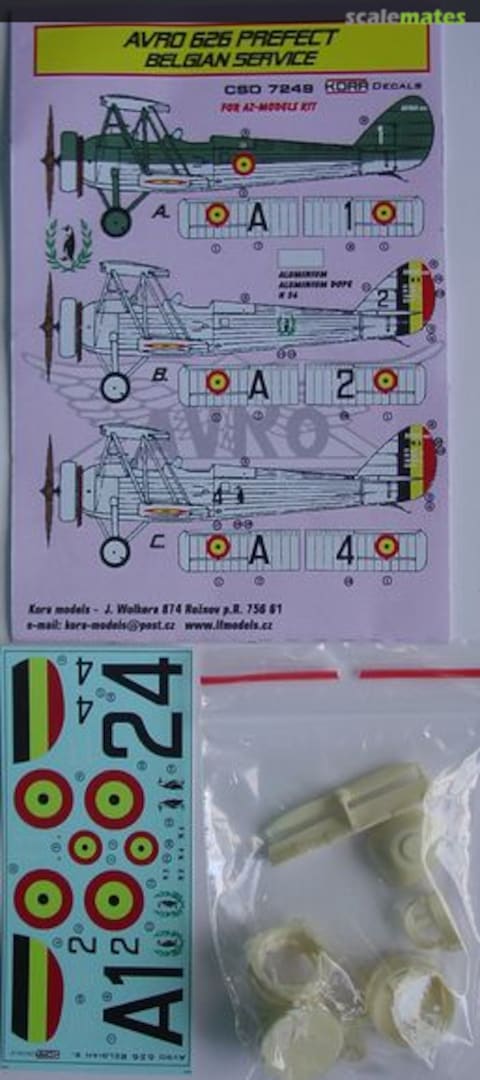 Boxart Avro 626 Prefect CSD7249 Kora Models