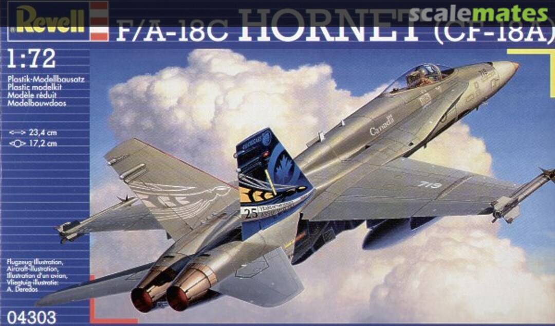 Boxart F/A-18C Hornet (CF-18A) 04303 Revell