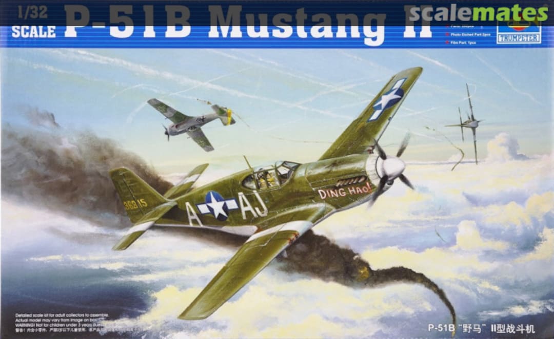 Boxart P-51B Mustang II 02274 Trumpeter