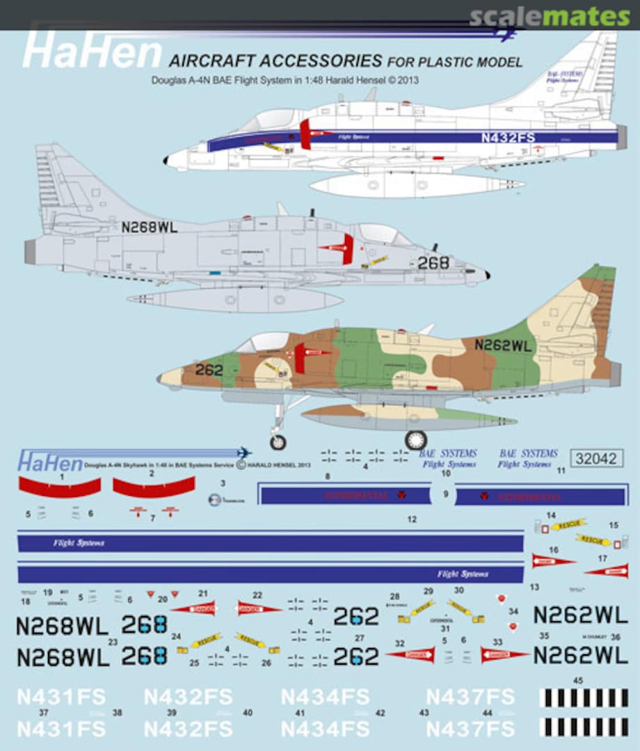 Boxart Douglas A-4N "Skyhawk" BAE Flight System 32042 HaHen