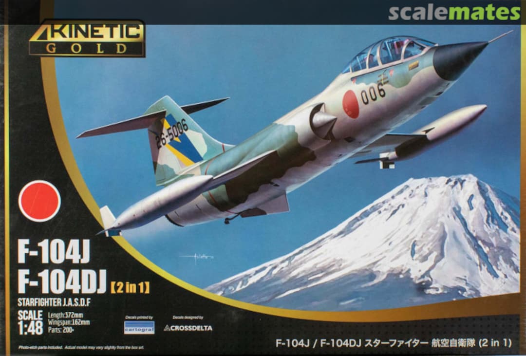 Boxart F-104J F104DJ K48092 Kinetic