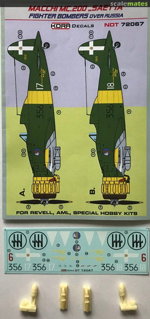 Boxart Macchi MC.200 "Saetta" NDT72067 Kora Models