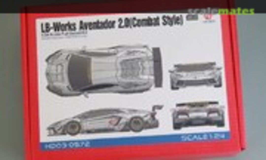 1:24 LB-Works Aventador 2.0 (Combat Style) Full Detail Kit (Hobby Design HD03-0572)