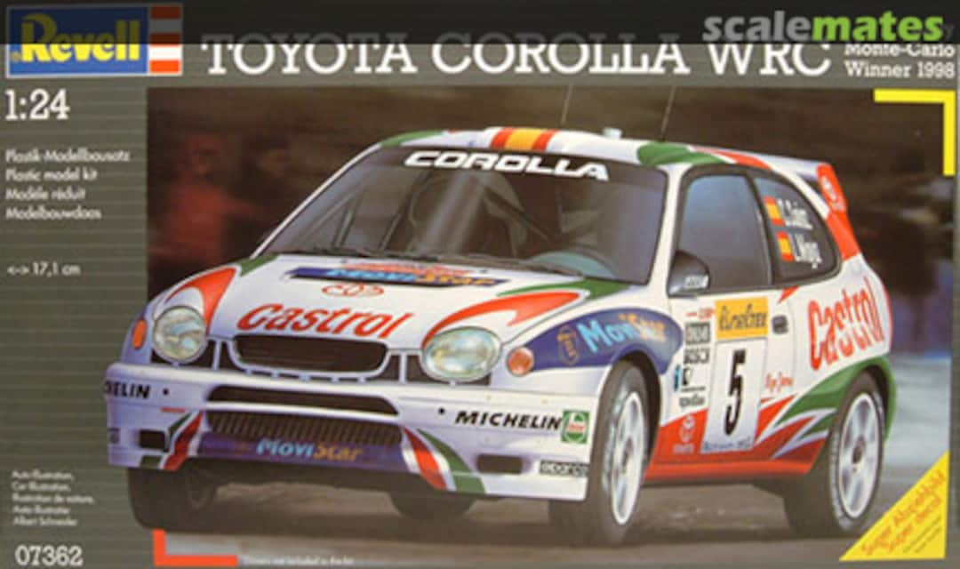 Boxart Toyota Corolla WRC 1998 07362 Revell