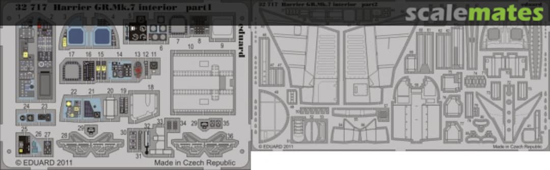 Boxart McDonnell Douglas Harrier Gr.Mk.7 - PE Interior 32717 Eduard
