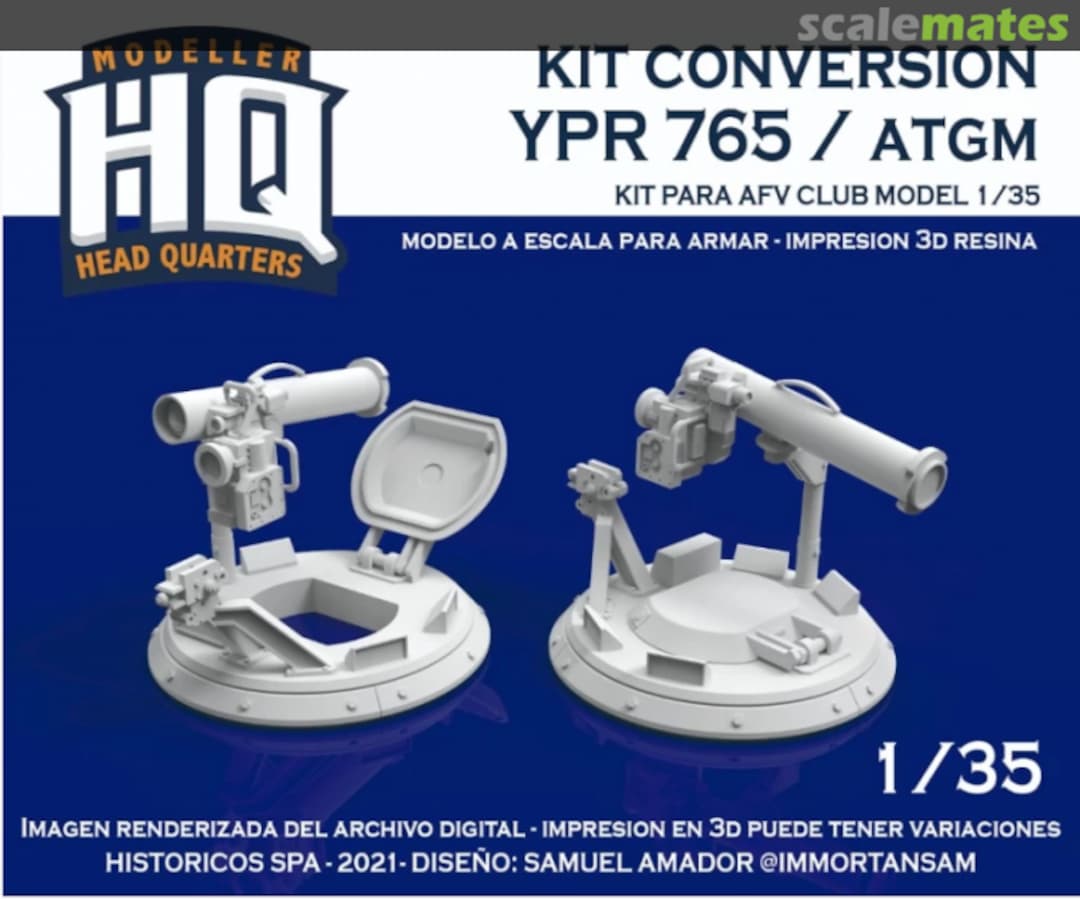 Boxart YPR 765/ATGM HQ35104 HQ - Modeller Head Quarters