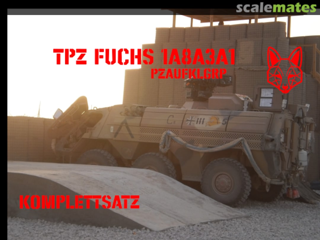 Boxart TPz Fuchs 1A8A3A1 PzAufklGrp Waffenanlage -Komplettset-  MAD-Modellbau