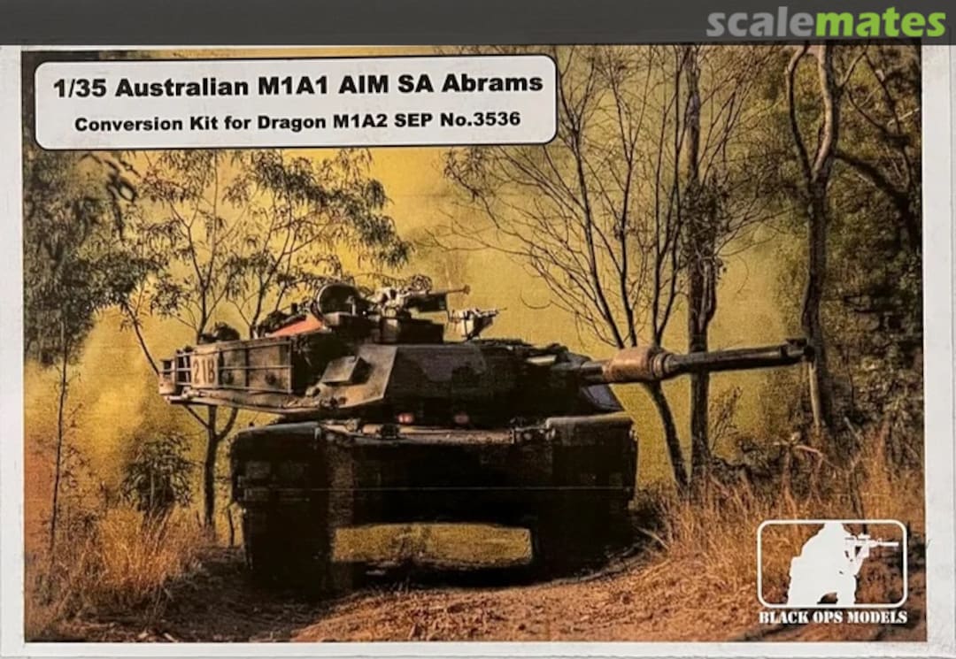 Boxart Australian Army Abrams M1A1 AIM SA for the Dragon M1A2 SEP  Black Ops Models