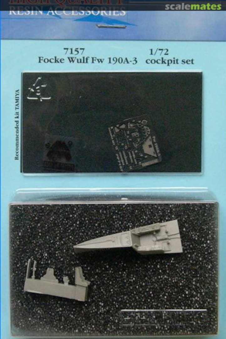 Boxart Focke Wulf Fw 190A-3 cockpit set 7157 Aires