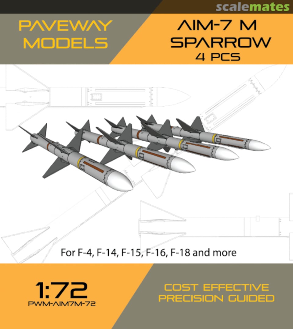 Boxart AIM-7M Sparrow PWM-AIM7M-72 Paveway Models