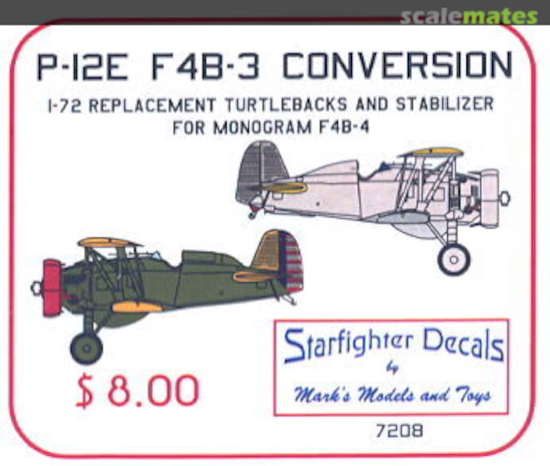 Boxart P-12E F4B-3 Conversion 7208 Starfighter Decals