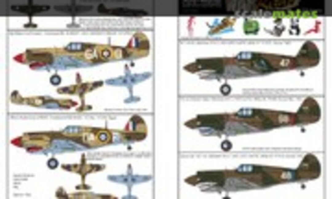 1:72 P-40B Warhawks (Kits-World KW172051)