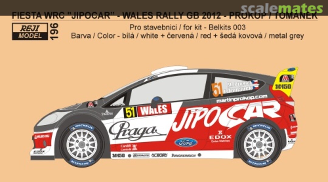 Boxart Ford Fiesta WRC 196 REJI Model