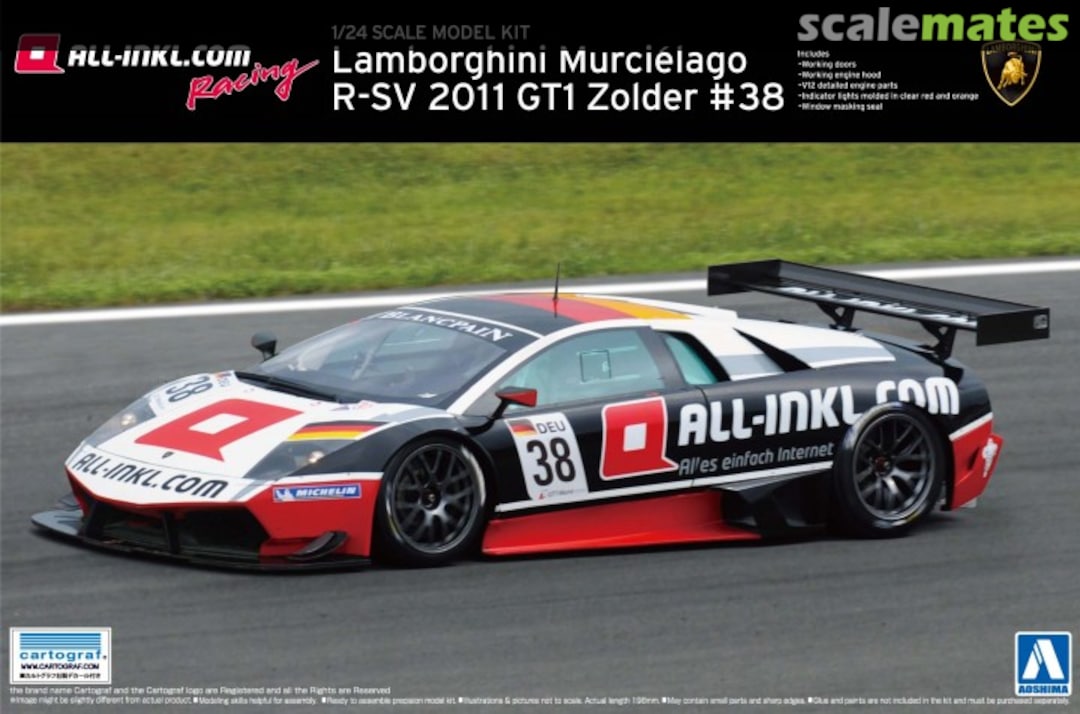 Boxart Lamborghini Murcielago R-SV 2011 GT1 007181 Aoshima