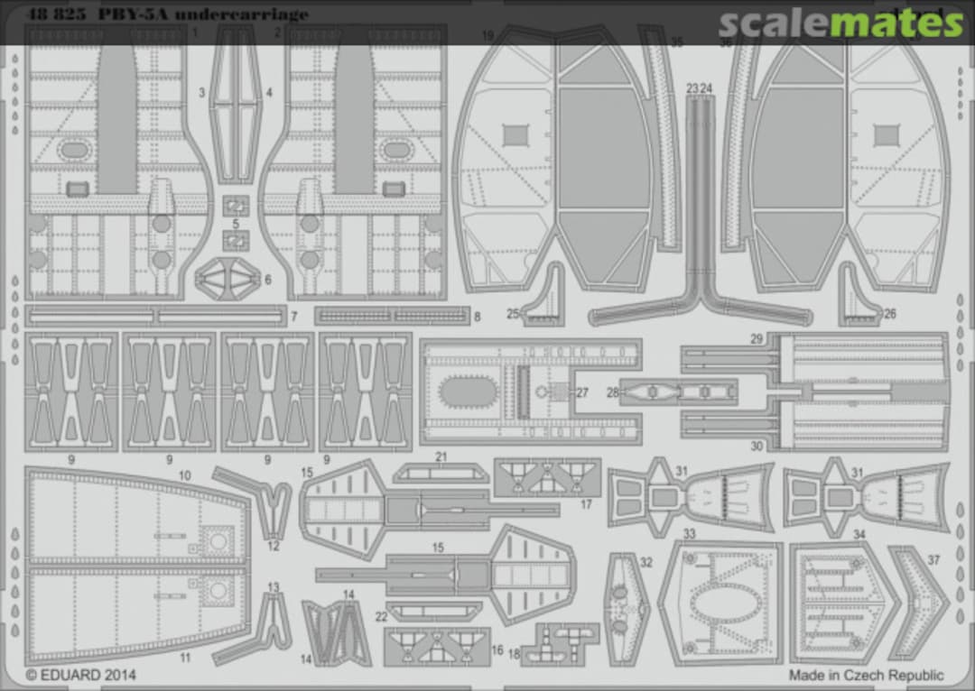 Boxart PBY-5A undercarriage 48825 Eduard