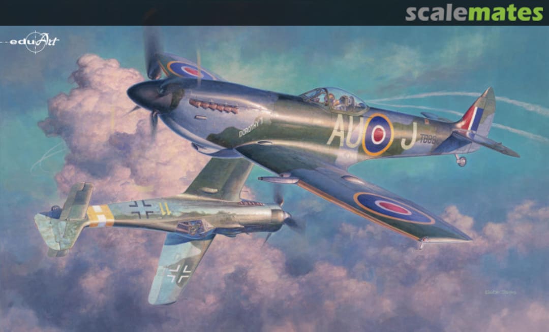 Boxart The Rise of Bubbletops (Fw 190D-9, Spitfire Mk. XVI) 11100 Eduard