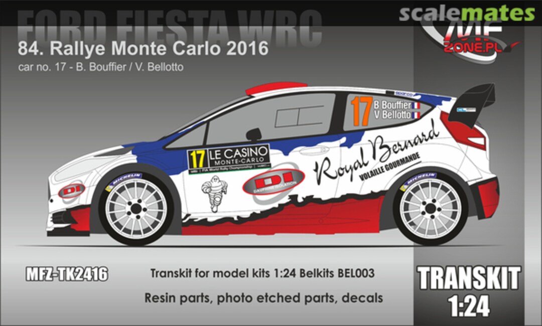 Boxart Ford Fiesta WRC [PX61 AYK] "Royal Bernard" TK2416 MF-Zone