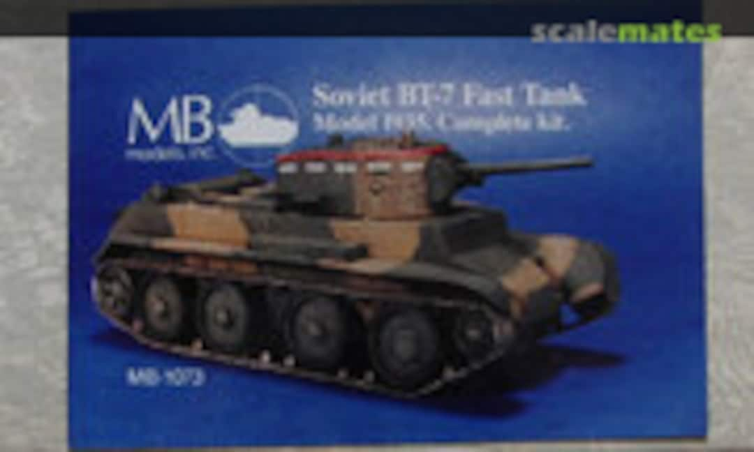 1:35 Soviet BT-7 Fast Tank Model 1935 (MB Models MB-1073)