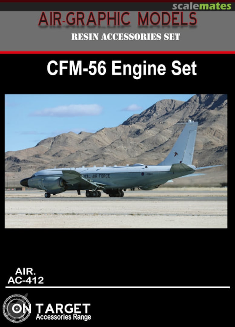 Boxart CFM-56 Engine set AIR.AC-412 Air-Graphic Models