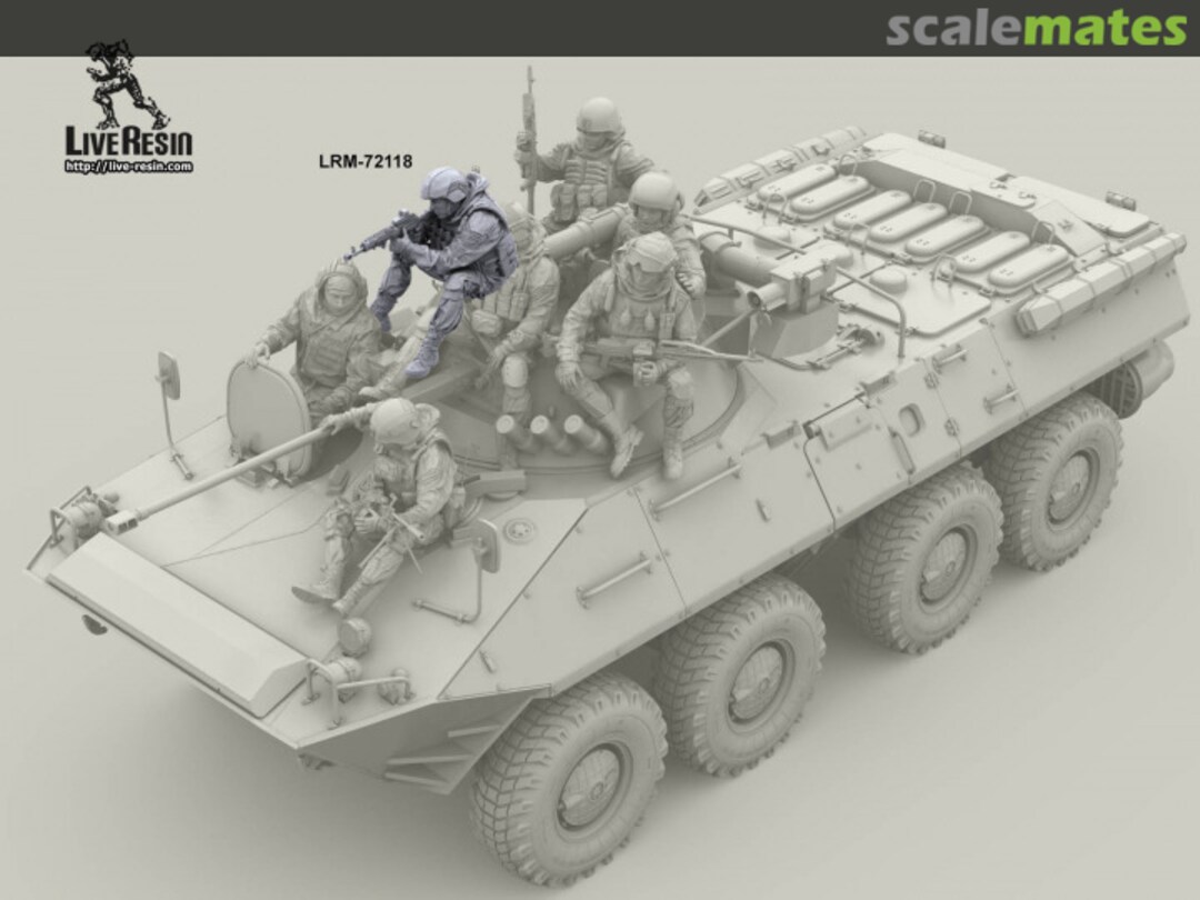 Boxart Russian Soldier for tanks, ifvs or apc LRM72118 Live Resin