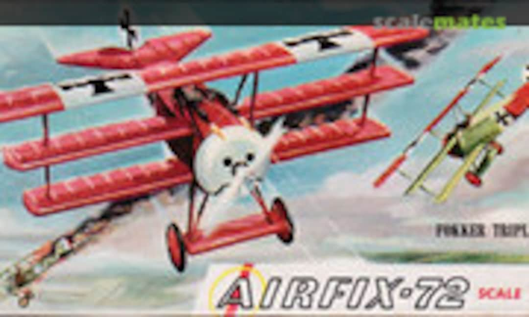 1:72 Fokker Triplane (Airfix Corporation of America 1-29)