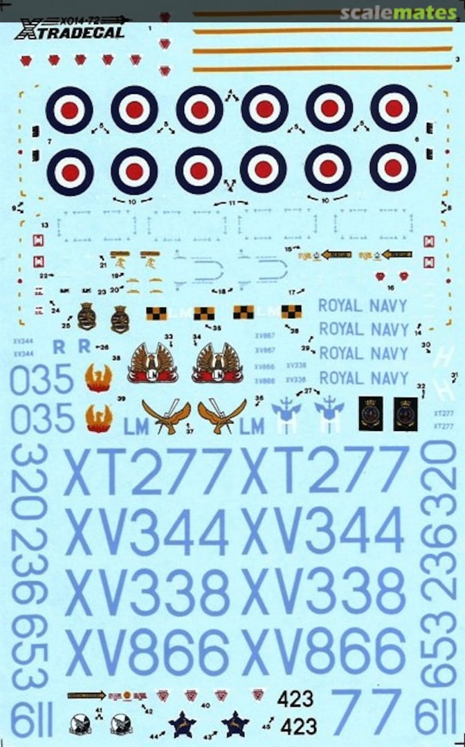 Boxart Buccaneer S.2 Royal Navy and SAAF X014-72 Xtradecal