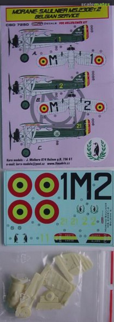 Boxart Morane-Saulnier MS.230Et.2 CSD7250 Kora Models